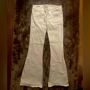 Vigoss Studio White Super Flare Jeans Size 27